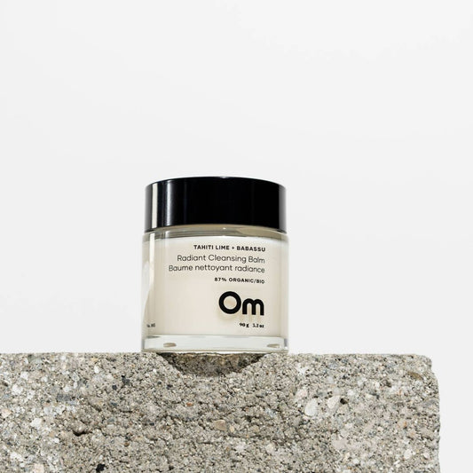 🇨🇦 Om Organics Tahiti Lime + Babassu Radiant Cleansing Balm: Full Size - 90 g