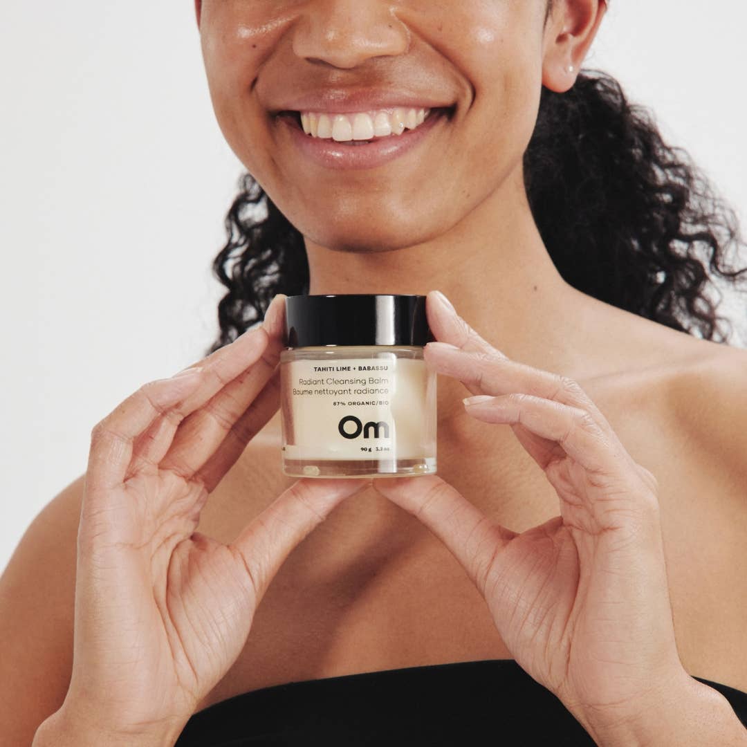 🇨🇦 Om Organics Tahiti Lime + Babassu Radiant Cleansing Balm: Full Size - 90 g