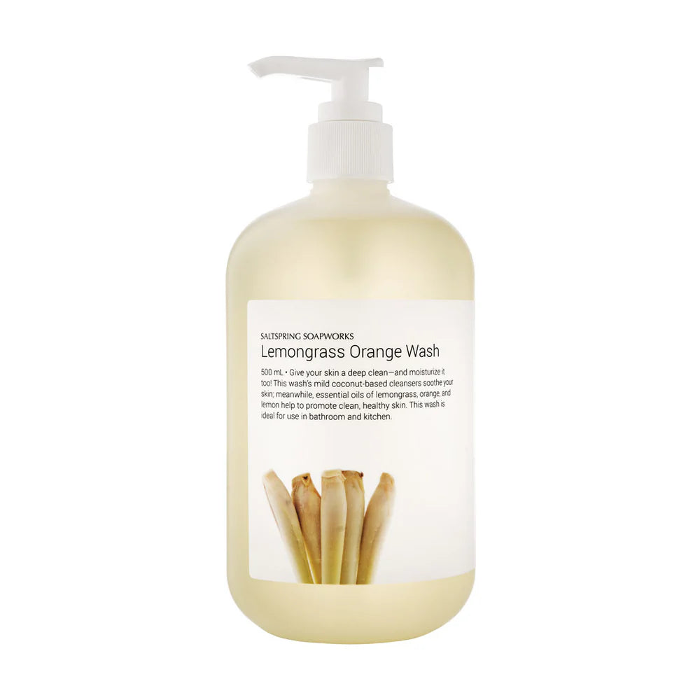 Saltspring Soapworks Lemongrass Orange Wash
